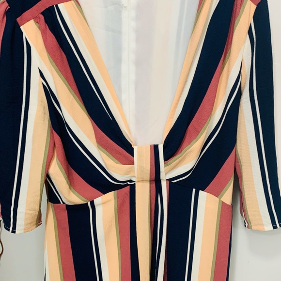 Beautiful blue peach dress - Picture 2 of 3